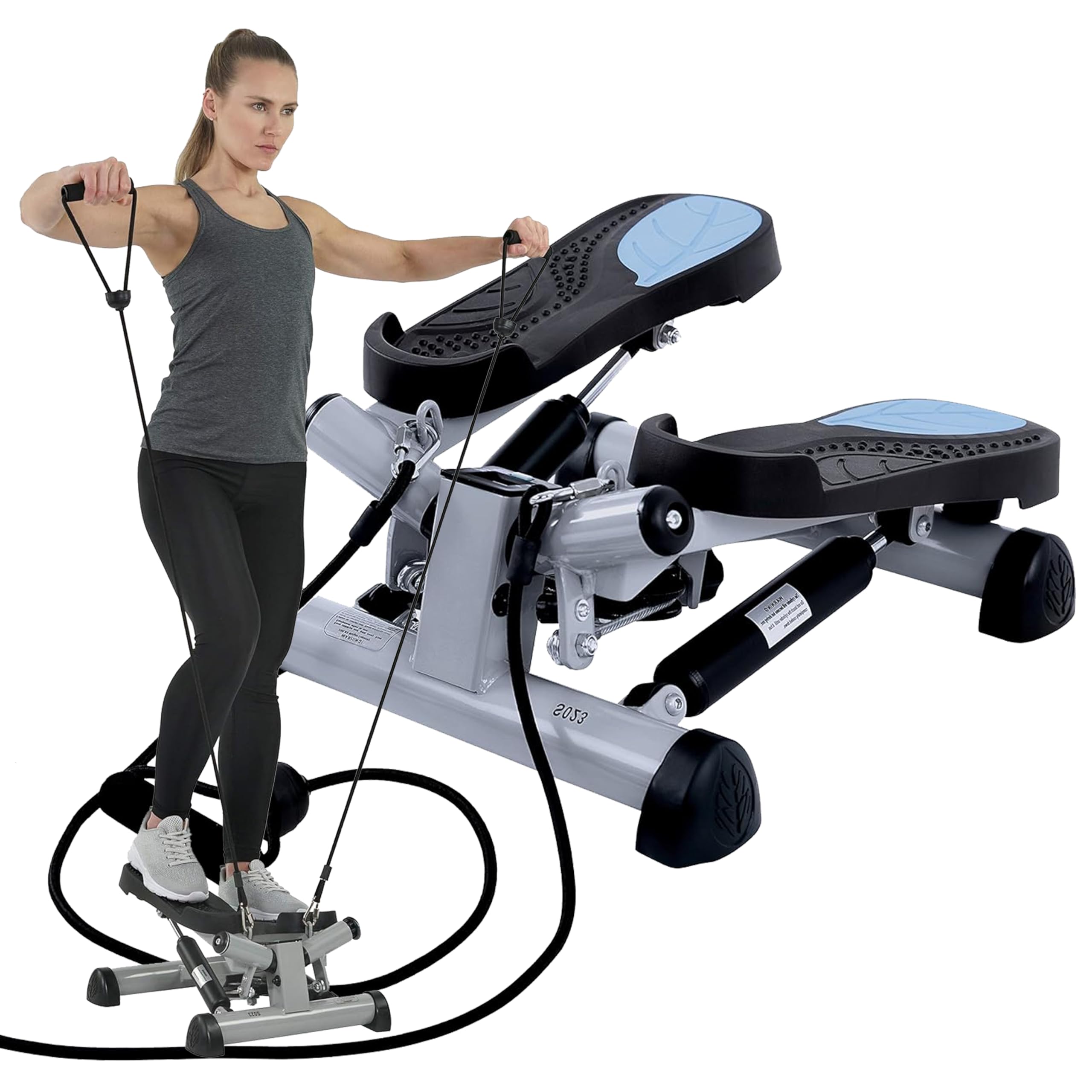 Efitment Mini Stepper Steppers for Exercise at Home Stair Step Cardio Thigh Master Workout Equipment Fitness Pedal Exerciser Non