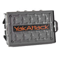Yakattack Tracpak Stackable Storage Box - Battleship Grey | Kayak Fishing Gear Storage | Fits Geartrac & Mightymount | Kayak Acc