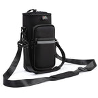 Nuovoware Water Bottle Carrier Bag, 40 Oz Bottle Pouch Holder, Adjustable Shoulder Hand Strap 2 Pocket Sling Neoprene Sleeve Spo