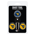 Team Golf Ncaa West Virginia Mountaineers Divot Tool Pack With 3 Golf Ball Markers Divot Tool With 3 Golf Ball Markers Pack, Mar