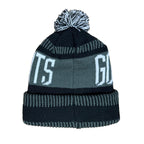 Outerstuff Nhl Kids Youth 8-20 One Size Team Color Primary Logo Sports Tech Knit Cold Weather Hockey Pom Beanie Hat - Vegas Gold