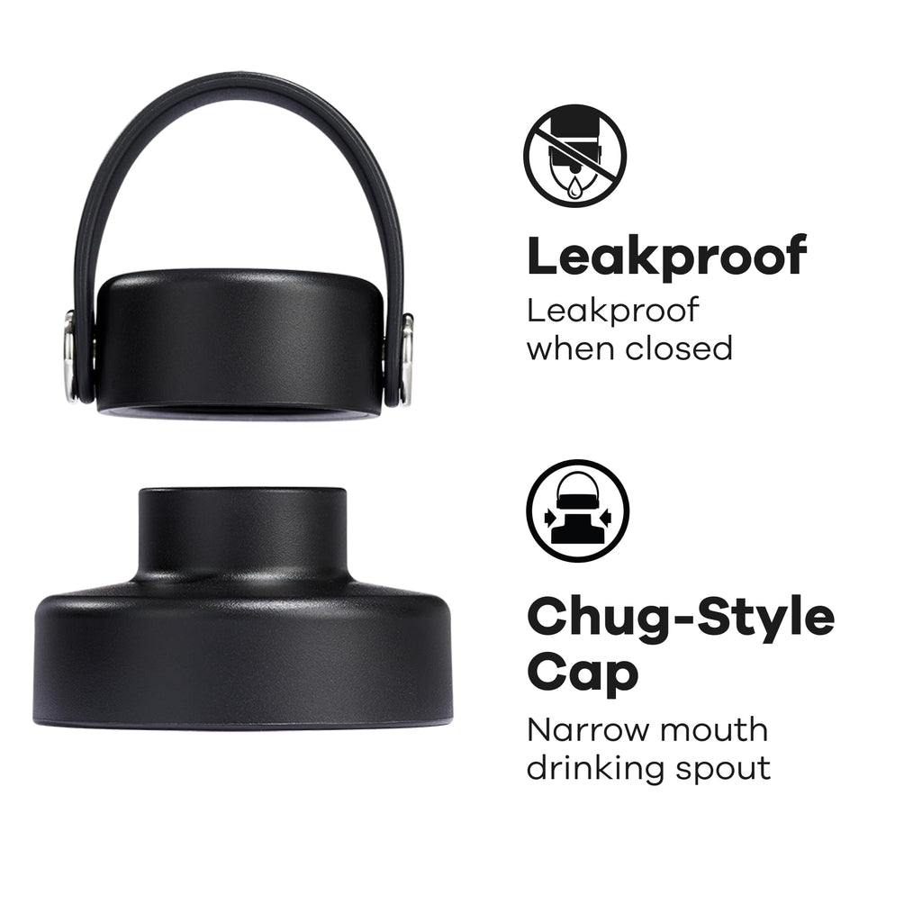 Hydro Flask Wide Mouth Chug Cap Black