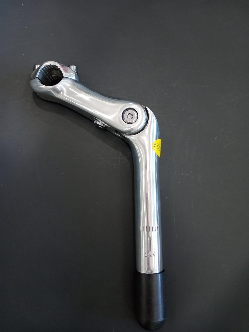 Donsp1986 Quill Stem Adjustable 25.4Mm, 22.2Mm Alloy Alum 110Mm -For Beach Cruisers, Mtb'S, And Gas Powered Bicycles- Silver (Si