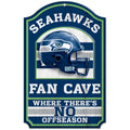 Wincraft NFL Seattle Seahawks 06057012 Wood Sign, 11 x 17, Black