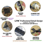 All-Round Protection:Lyn 4 Person Instant Pop Up Camouflage Shelter Emergency Tent,Thermal Waterproof Ultralight Bugout With Scr