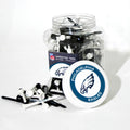 Team Golf Nfl Philadelphia Eagles Jar Of 175 Golf Tees 2-3/4'' Golf Tees, 175 Pack, Regulation Size, Multi Team Colors