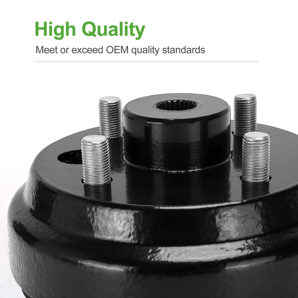 10L0L Golf Cart Brake Drum Hub Assembly (Electric) For Ezgo Txt Replaces Oem# 19186G1P, 2-Pack