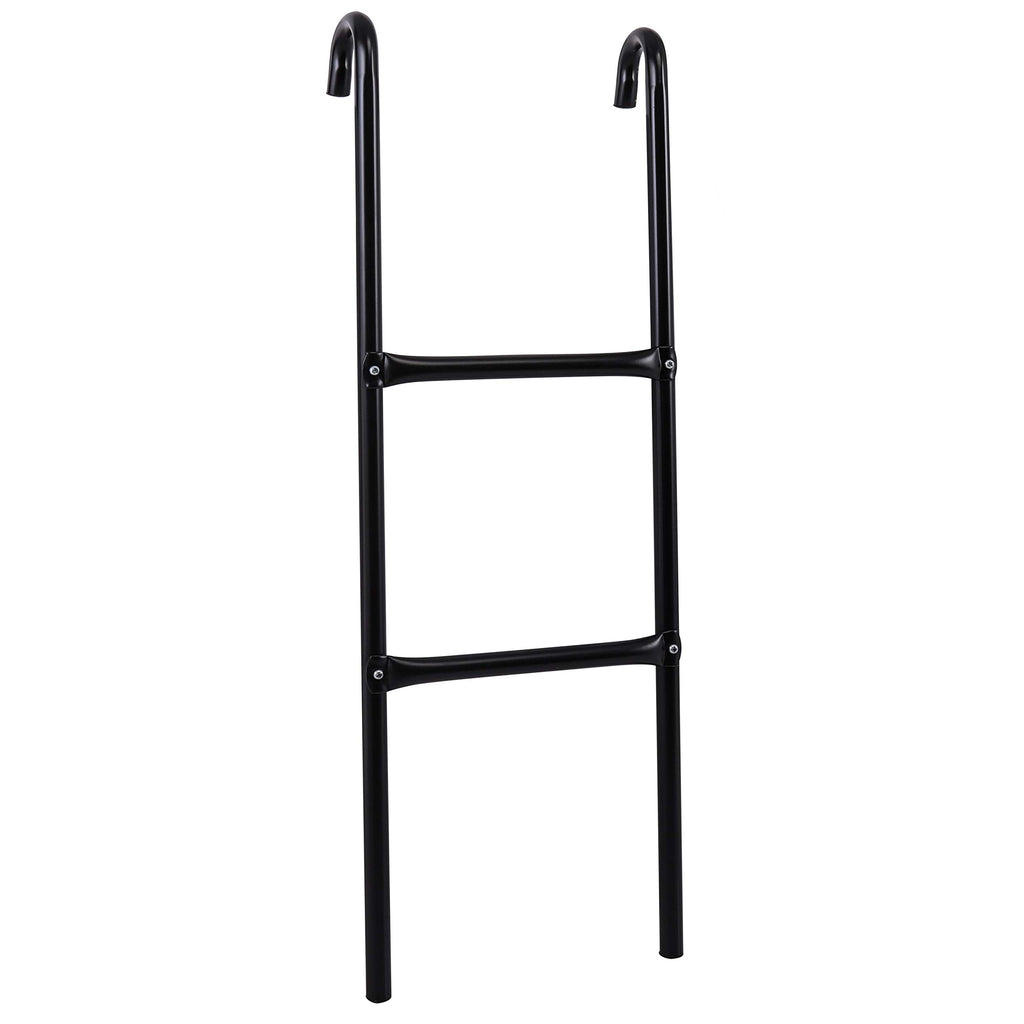 Serenelife Outdoor Trampoline Access Safety Ladder - 2 Step Weather Resistant Galvanized Steel Trampoline Climbing Ladder - For 