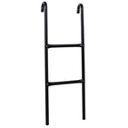 Serenelife Outdoor Trampoline Access Safety Ladder - 2 Step Weather Resistant Galvanized Steel Trampoline Climbing Ladder - For 