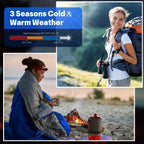 10 Pcs Camping Sleeping Bag For Adults Bulk 4 Season Cold Warm Winter Sleeping Bag For Homeless Waterproof Lightweight With Comp