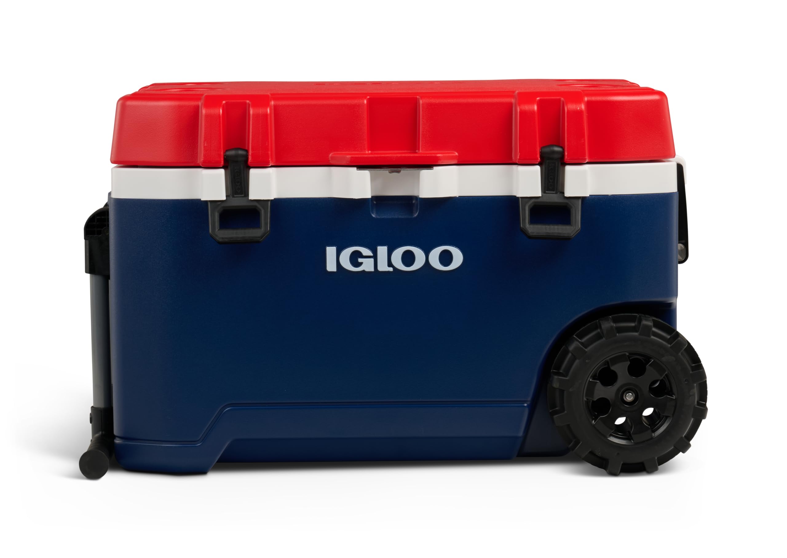 Igloo Trailmate 75Qt Wheeled Cooler, Insulated Hard Shell Ice Chest, Americana