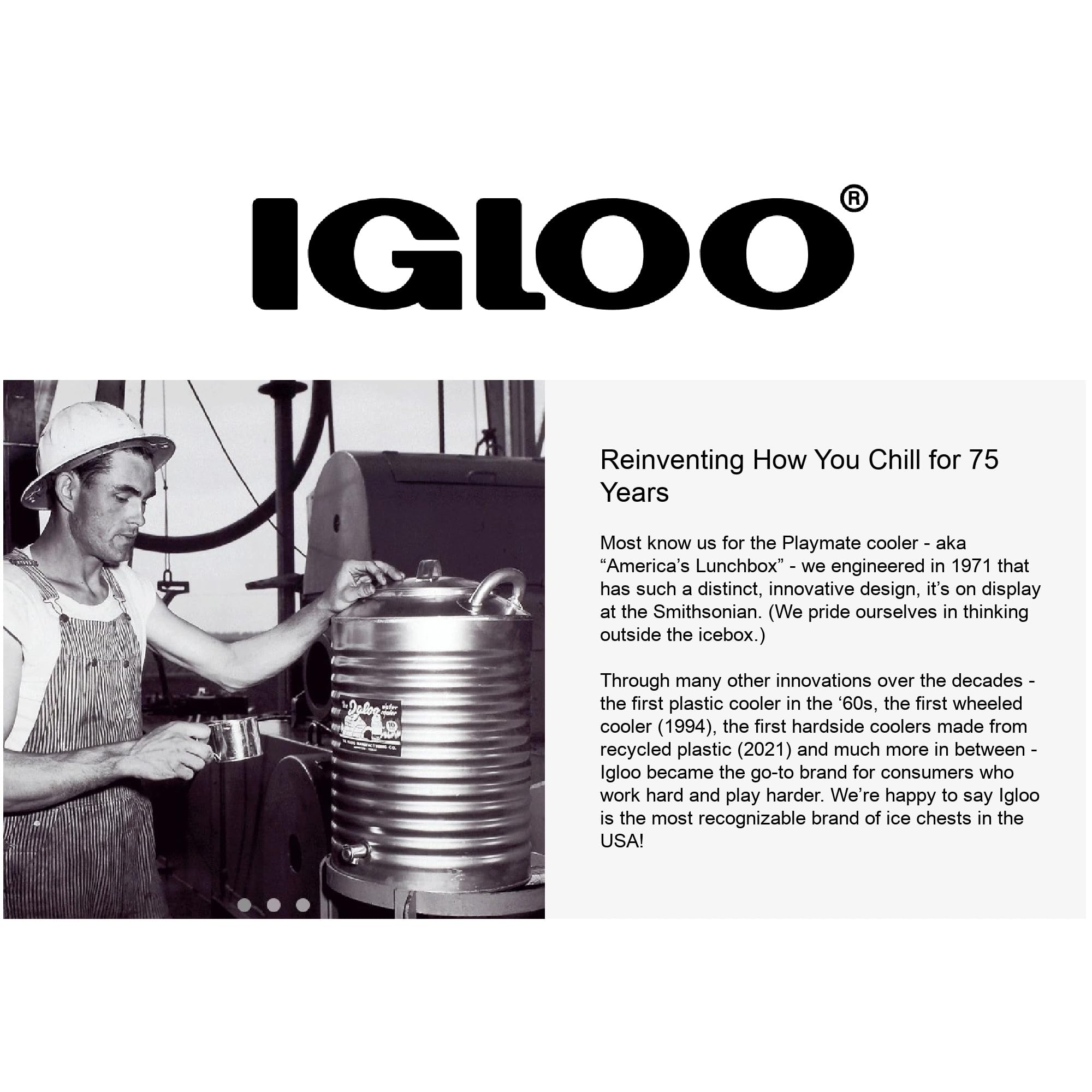 Igloo Cooler Heavy Duty Stainless Steel Hinges For Ice Chests (Set Of 3)