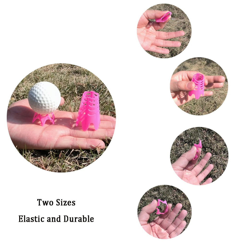 Plastic Golf Tees, Golf Simulator Tees For Home Indoor Golf Practice Training, Golf Mat Tees For Winter Turf And Driving Range,