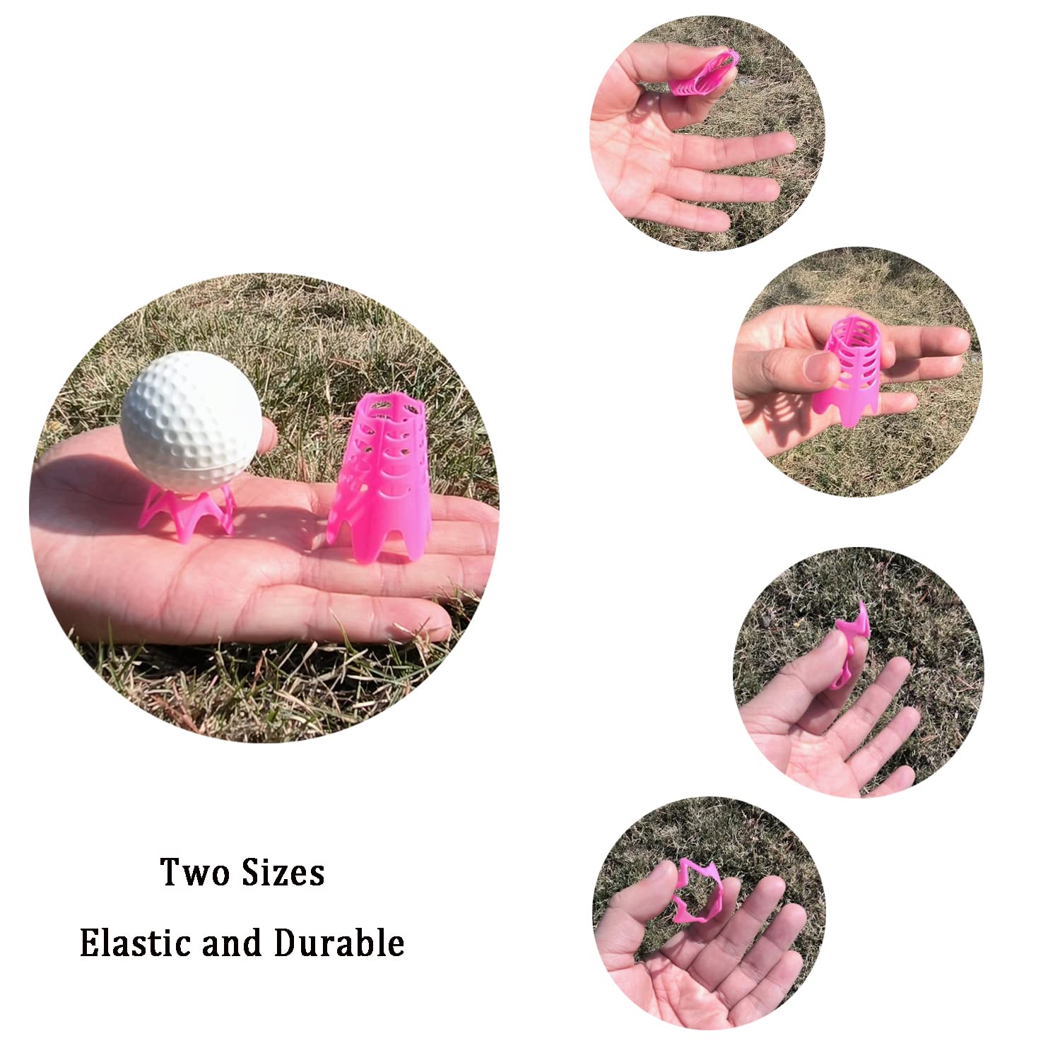 Plastic Golf Tees, Golf Simulator Tees For Home Indoor Golf Practice Training, Golf Mat Tees For Winter Turf And Driving Range,