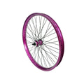 DONSP1986 20 inch x 1.85 Heavy Duty Front Bicycle Wheel 12 Gauge 48 Spokes, Double Wall Aluminum Alloy 20 Bike Front Rim (Purple