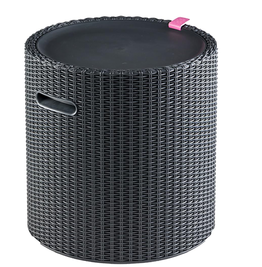 Keter Cool Side Table Cooler 3 in 1 Outdoor Patio Table and Ice Chest Storage, Ideal Hot Tub Table, Decor and Outdoor Patio Bar,