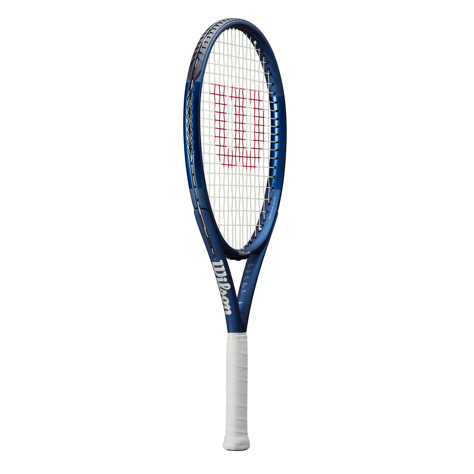 Wilson Triad Three Unstrung Performance Tennis Racket - Grip Size 1-4 1/8''