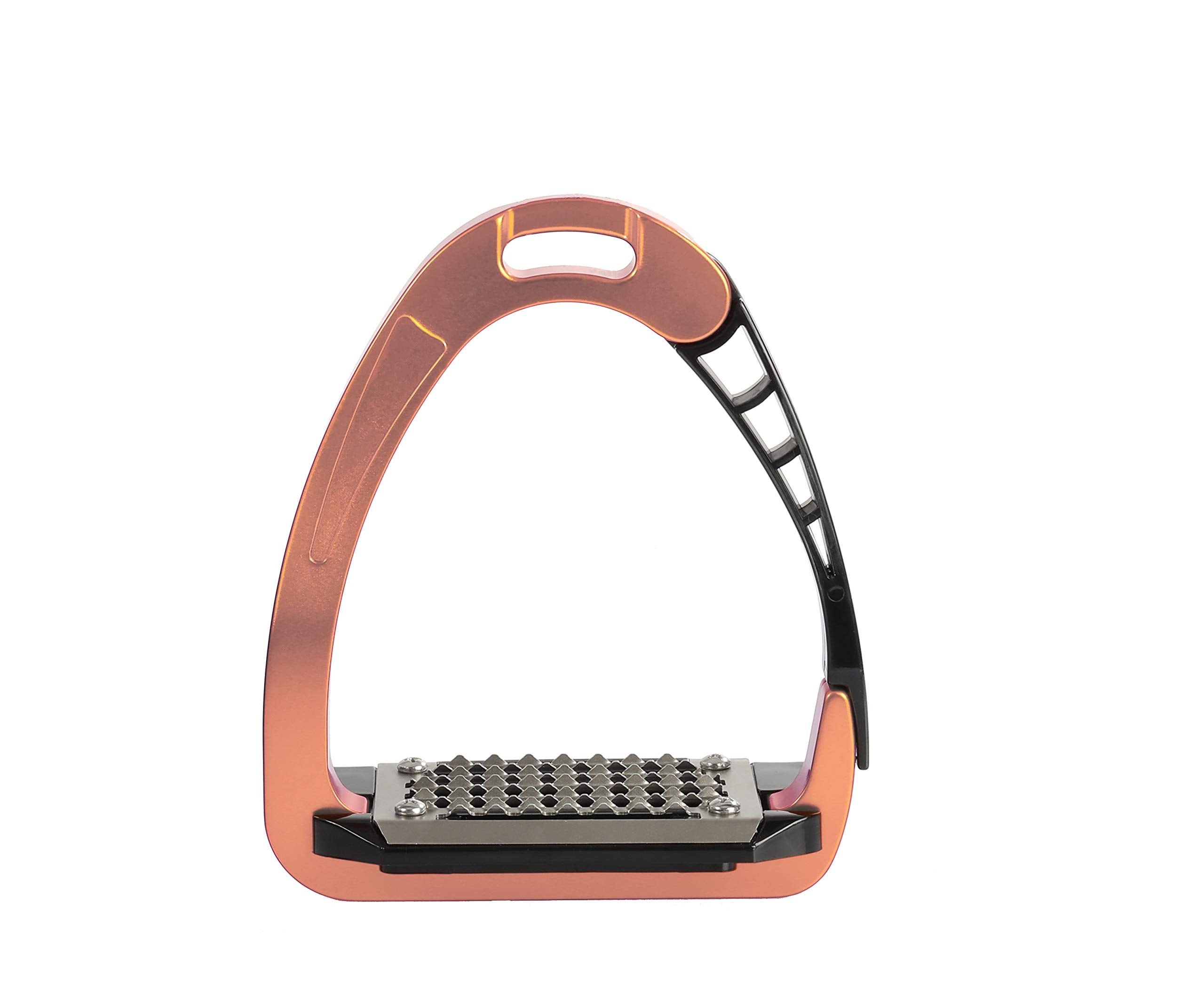 Acavallo Unisexs Rose Gold Arena Safety Stirrup, One