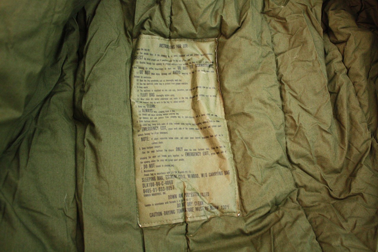 Tennier Industries Extreme Cold Weather Military Sleeping Bag