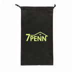 7Penn Spiral Ground Anchors - 10 Inch Black Tent Stakes Heavy Duty Ground Screw Anchor Twist Stakes, 4 Pack