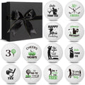 Seenelling 12 Pcs 30th Happy Birthday Golf Ball Funny Christmas Novelty Gift for Dad Mom Coworker Employee Husband Grandpa Golfe