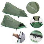 Geertop Lightweight 1 Person Bivy Tent For Camping 3 Season Waterproof Single Person Camp Tent For Backpacking Hiking Travel Out