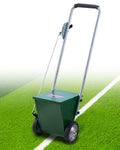 Vevor 25 Lbs Dry Line Marker For Baseball & Softball, Adjustable 2 Or 4 Inch Chalk Line Machine, Wheeled With Rubber Handle, Lar