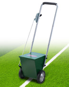 Vevor 25 Lbs Dry Line Marker For Baseball & Softball, Adjustable 2 Or 4 Inch Chalk Line Machine, Wheeled With Rubber Handle, Lar