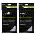Vault X Soft Trading card Sleeves - 40 Micron High clarity Penny Sleeves for Tcg (400 Pack)