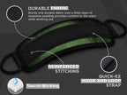Rdx Ankle Straps For Cable Machines Resistance Bands Attachment, 7Mm Neoprene Padded 10Ax4A, Gym Wrist Cuff Women Men Home Fitne