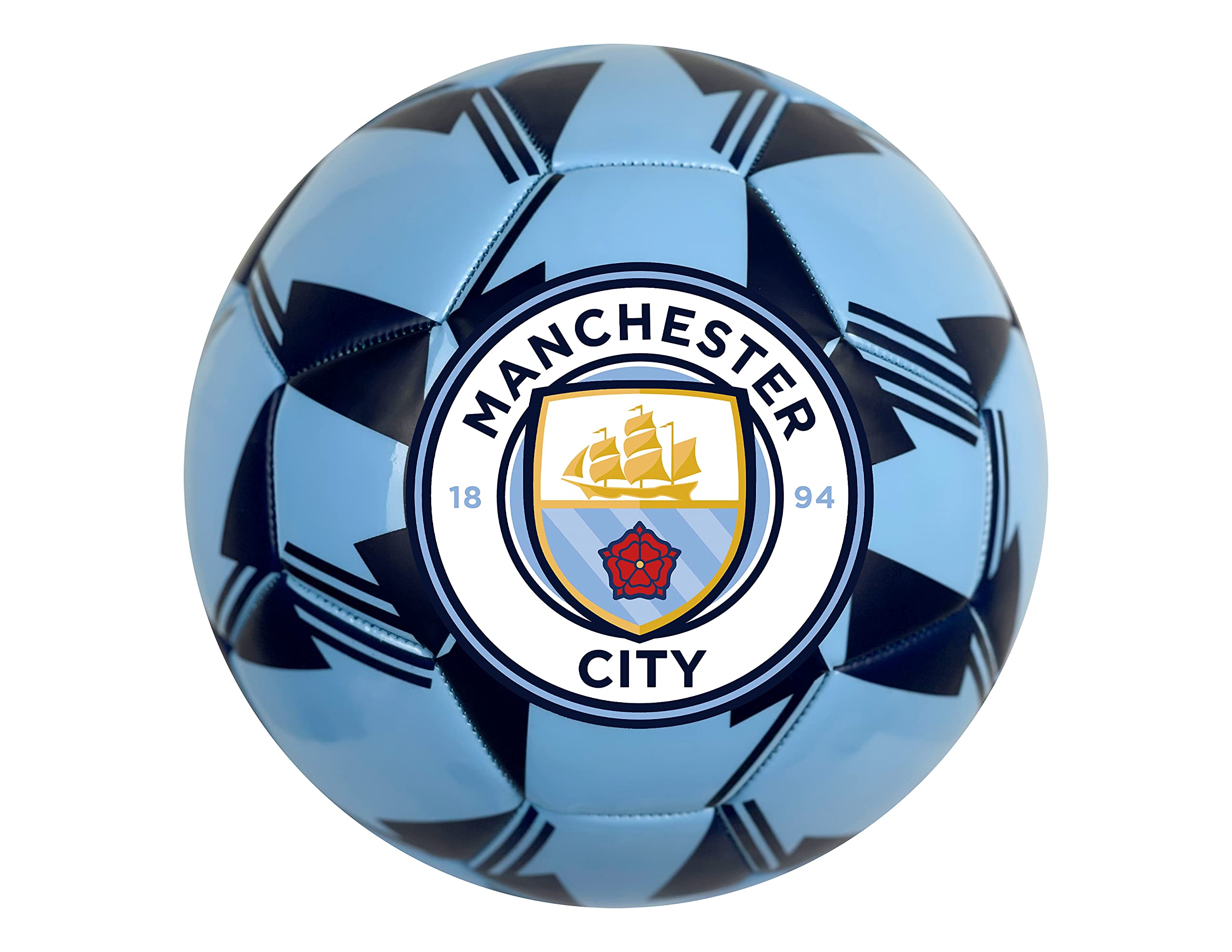 Manchester City Soccer Ball #4, Licensed M City Ball (Size 4)
