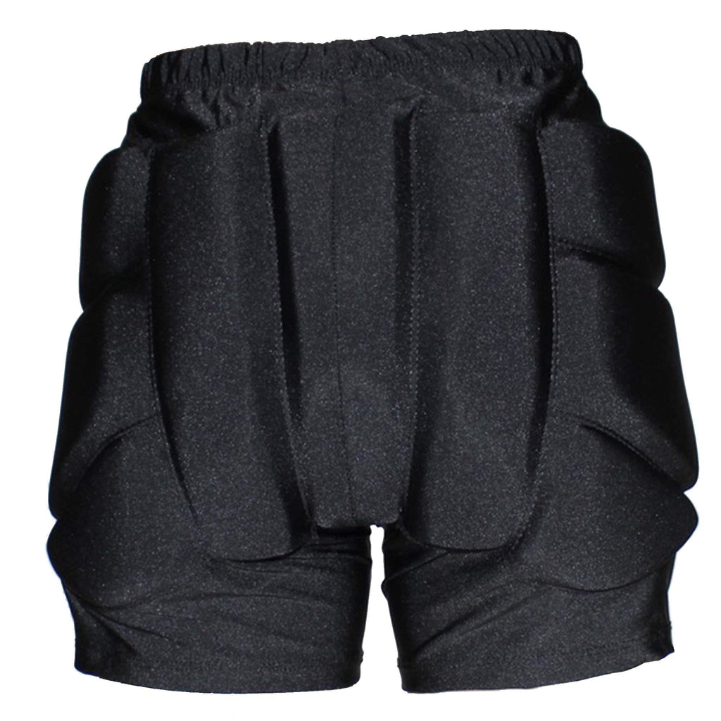 Crs Cross Padded Figure Skating Shorts - Crash Pads Shorts For Butt, Hips, And Tailbone (Youth Medium Black)