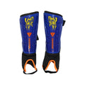 Vizari Blaze Soccer Shinguard - Lightweight PP Shell for Protection, Secure Fit, Breathable Material, Unique Orange Flames Graph