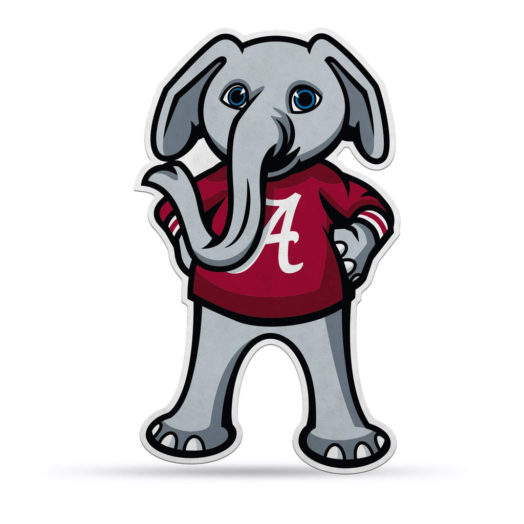 Rico Industries Ncaa Alabama Crimson Tide Mascot Shape Cut Pennant - Home And Living Room D  Cor - Soft Felt Ez To Hang, 18X0.10