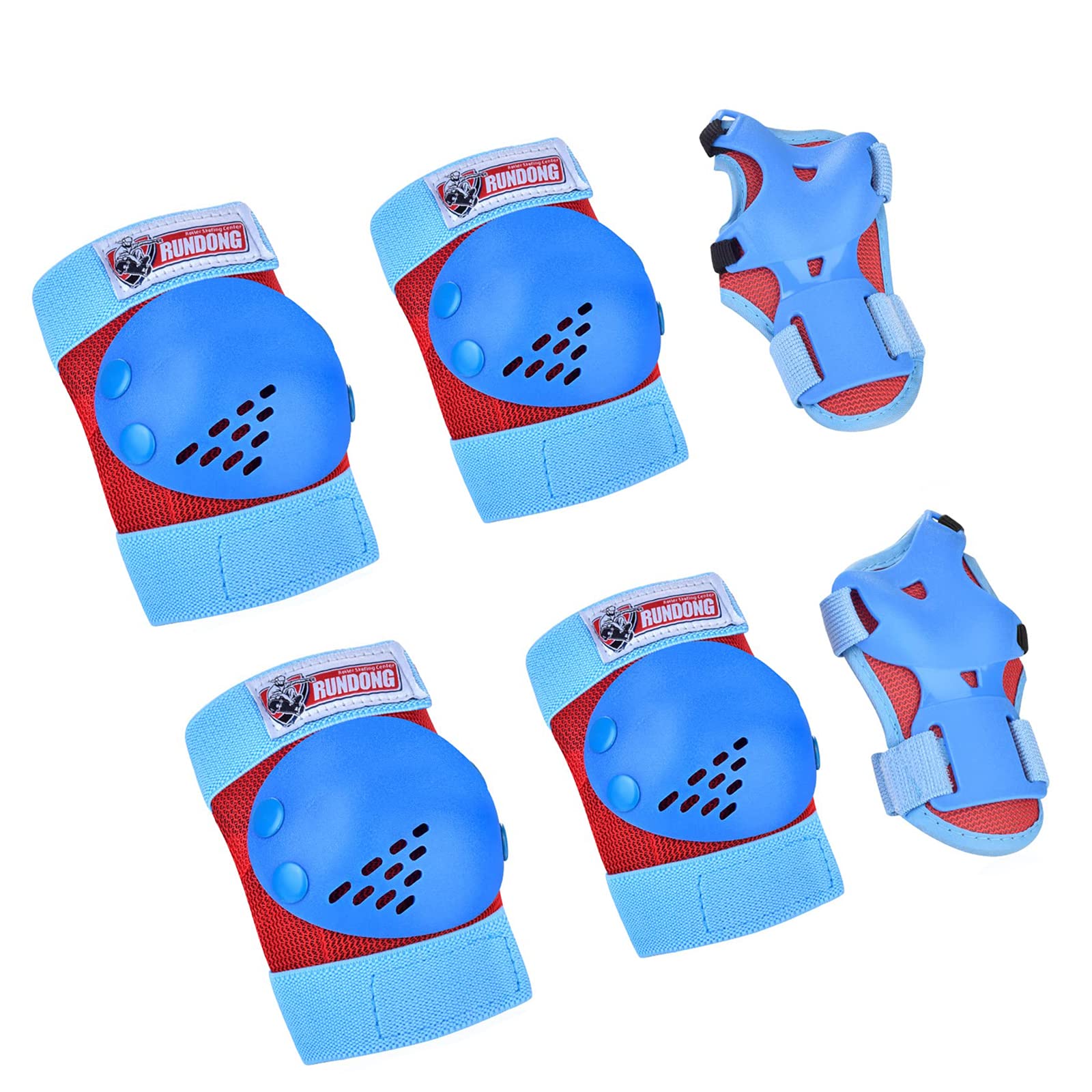 Sohour Home Youth/Kids Knee Pads Elbow Pads Wrist Guards 3 In1Protective Set For 3-15 Years Child Skateboard, Roller Skates, Inl