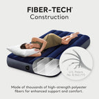 Intex 75 X 39 X 10 Inch Dura-Beam Fiber-Tech Vinyl Standard Downy Air Mattress With Plush Top And 2-In-1 Valve, Twin (Pump Not I
