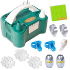 Partywoo 110V 600W Electric Balloon Pump, Portable Balloon Inflator, Dual Nozzle Air Pump For Balloon Garland