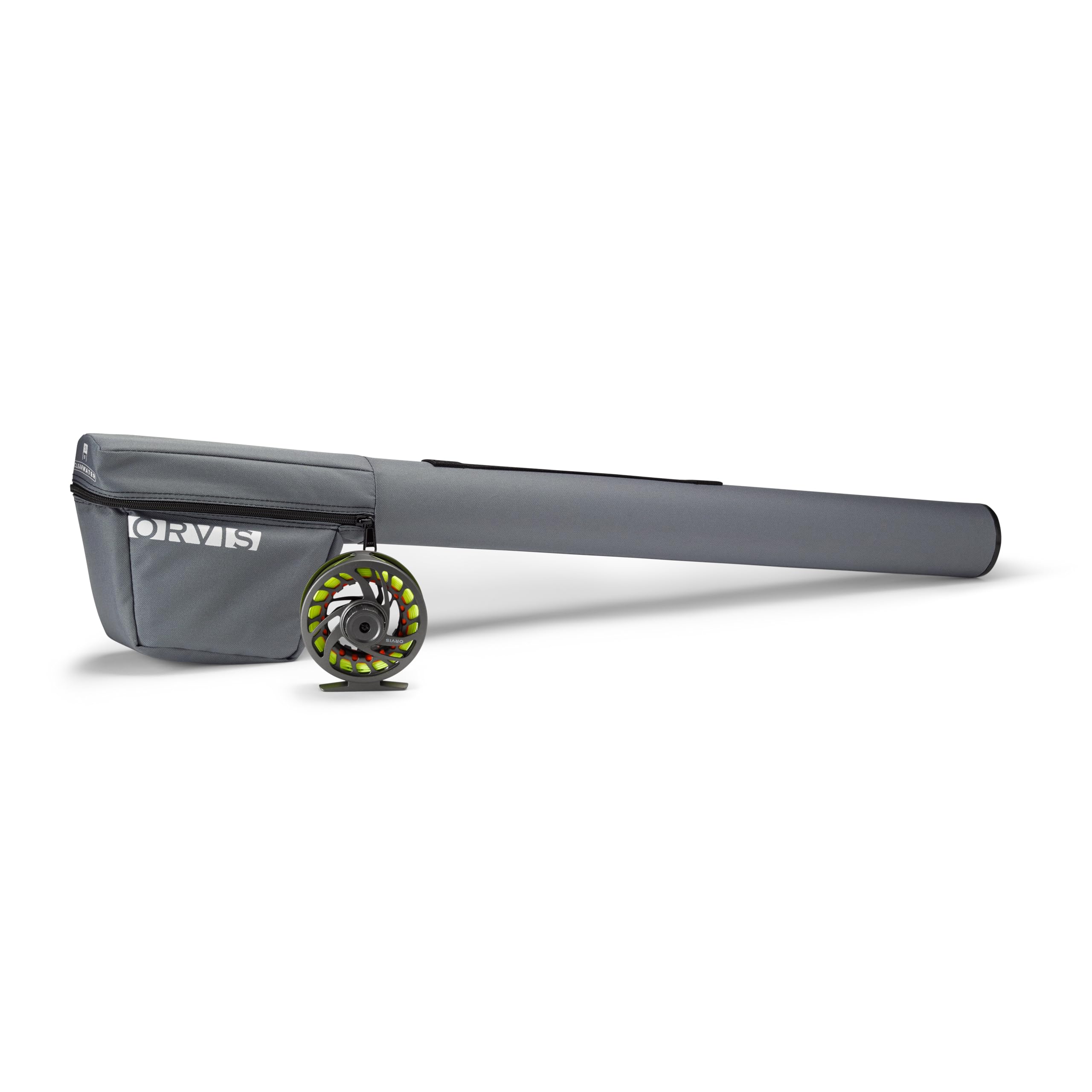 Orvis Clearwater Fly Rod Outfit - Fishing Rod And Reel Combo Starter Kit, Grey - 5 Line Wts., 8'6, 4 Pc, Arbor Reel