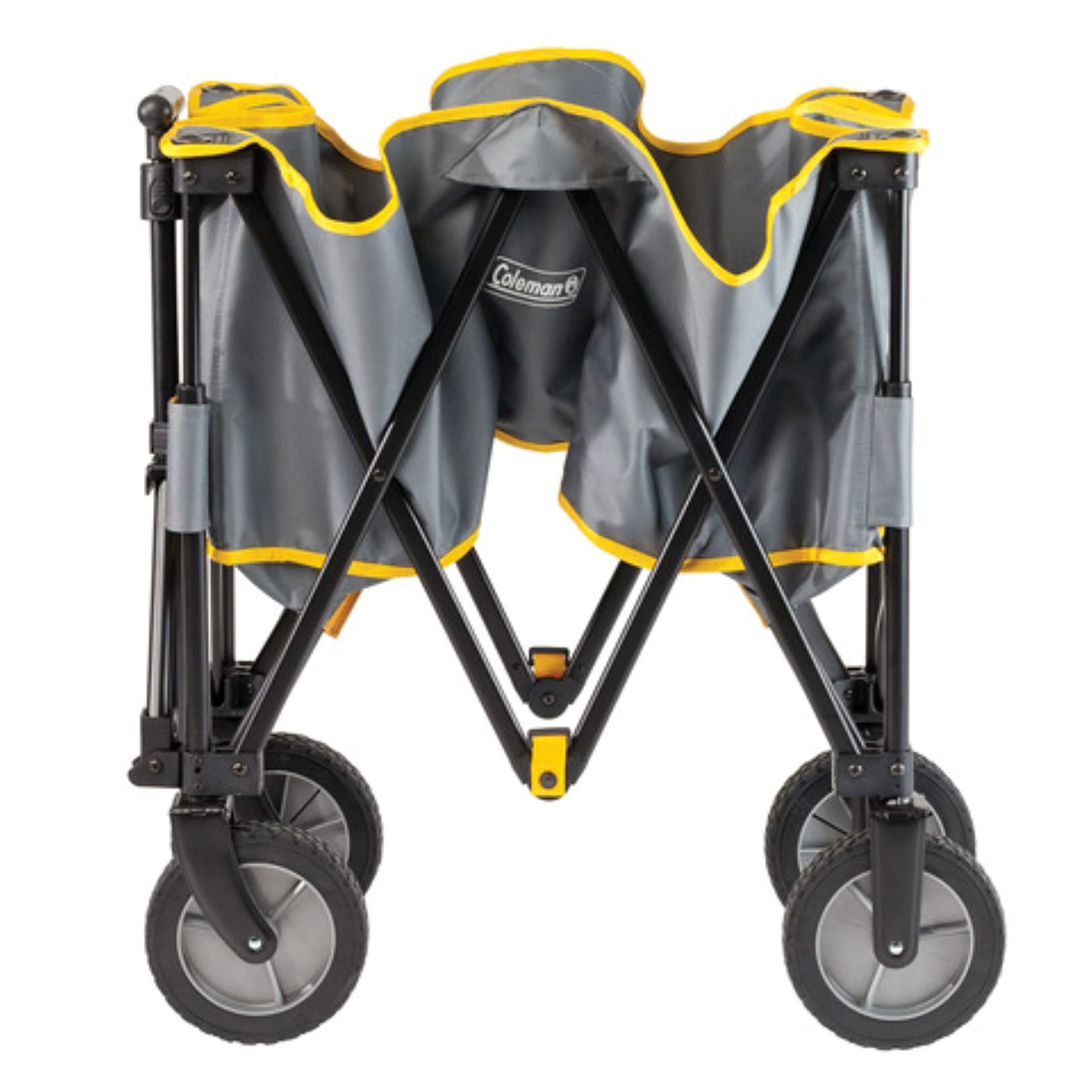 Coleman Portable Folding Utility Wagon With 5 Cubic Feet Of Space & Reinforced Bottom, Great For Camping, Groceries, Home Projec