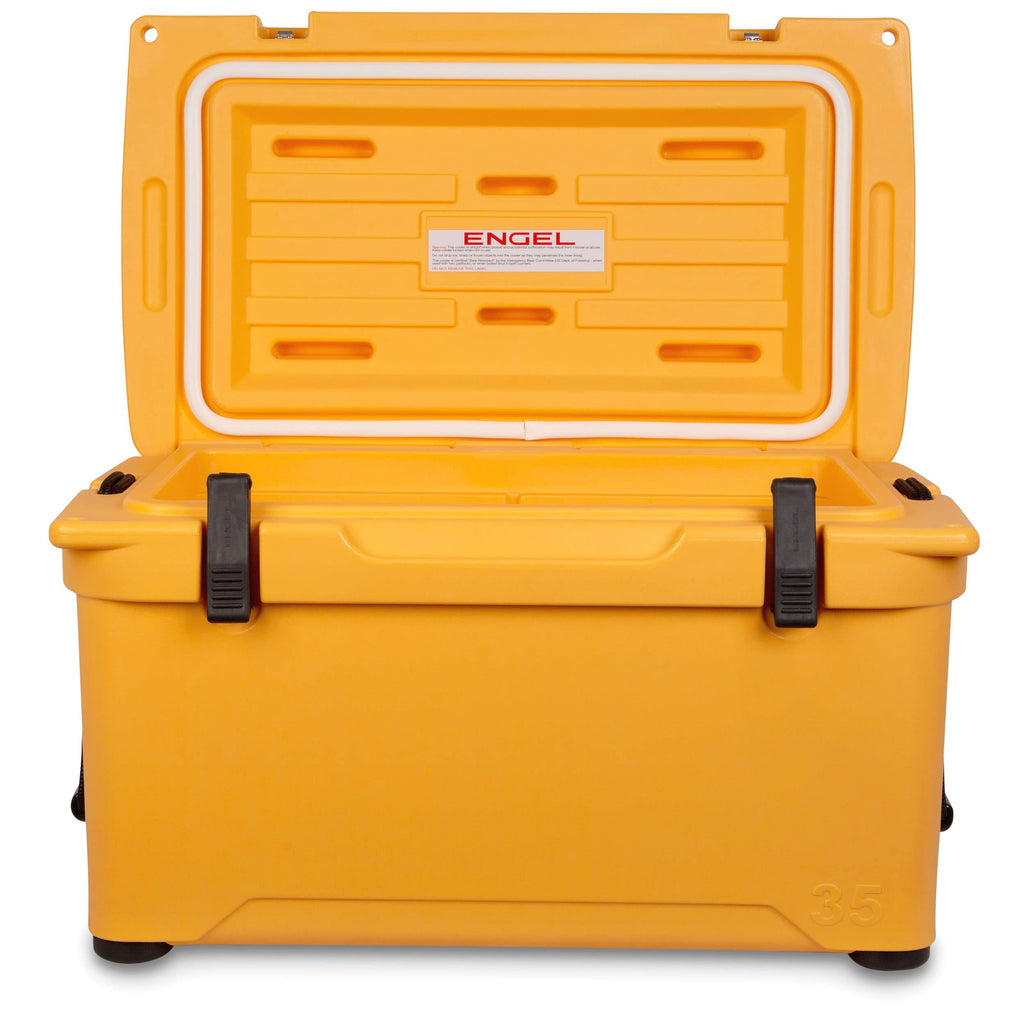 Engel Coolers Eng35 Cooler | 36 Can High Performance Durable Seamless Rotationally Molded Ice Box For Camping, Hunting, And Fish