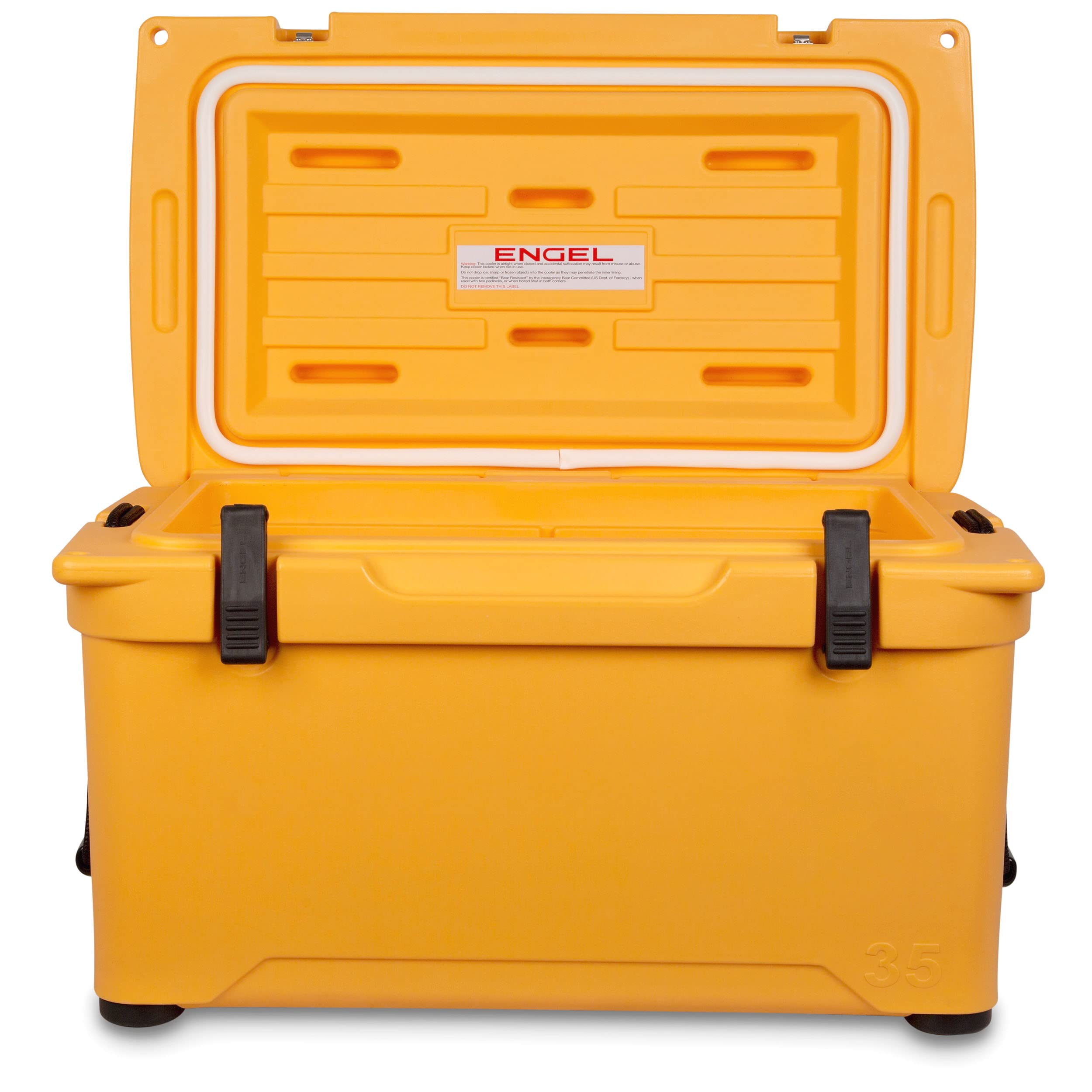 Engel Coolers Eng35 Cooler | 36 Can High Performance Durable Seamless Rotationally Molded Ice Box For Camping, Hunting, And Fish