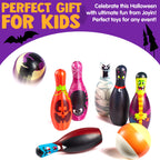 Joyin Halloween Foam Bowling Set For Kids Toys Party Supplies, Get-Together Party, Game Day Events, Indoor Outdoor Party, Birthd