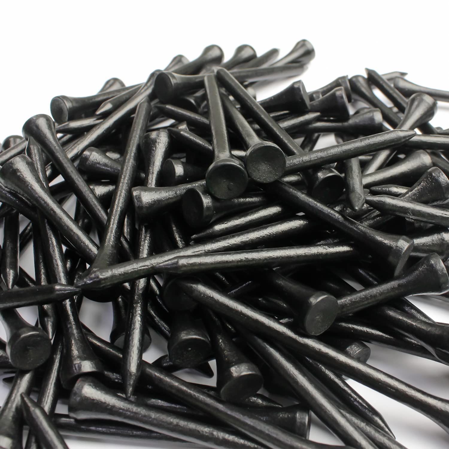 Mykuja Black Bamboo Golf Tee 3-1/4 Inch Pack Of 100|Black Golf Tees|3-1/4 Black Golf Bamboo Tees|Black Golf Tees Bulk