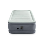 Intex Premaire I Fiber-Tech Elevated Dura Beam Technology Home Air Mattress Bed With Electric Built-In Pump, Twin