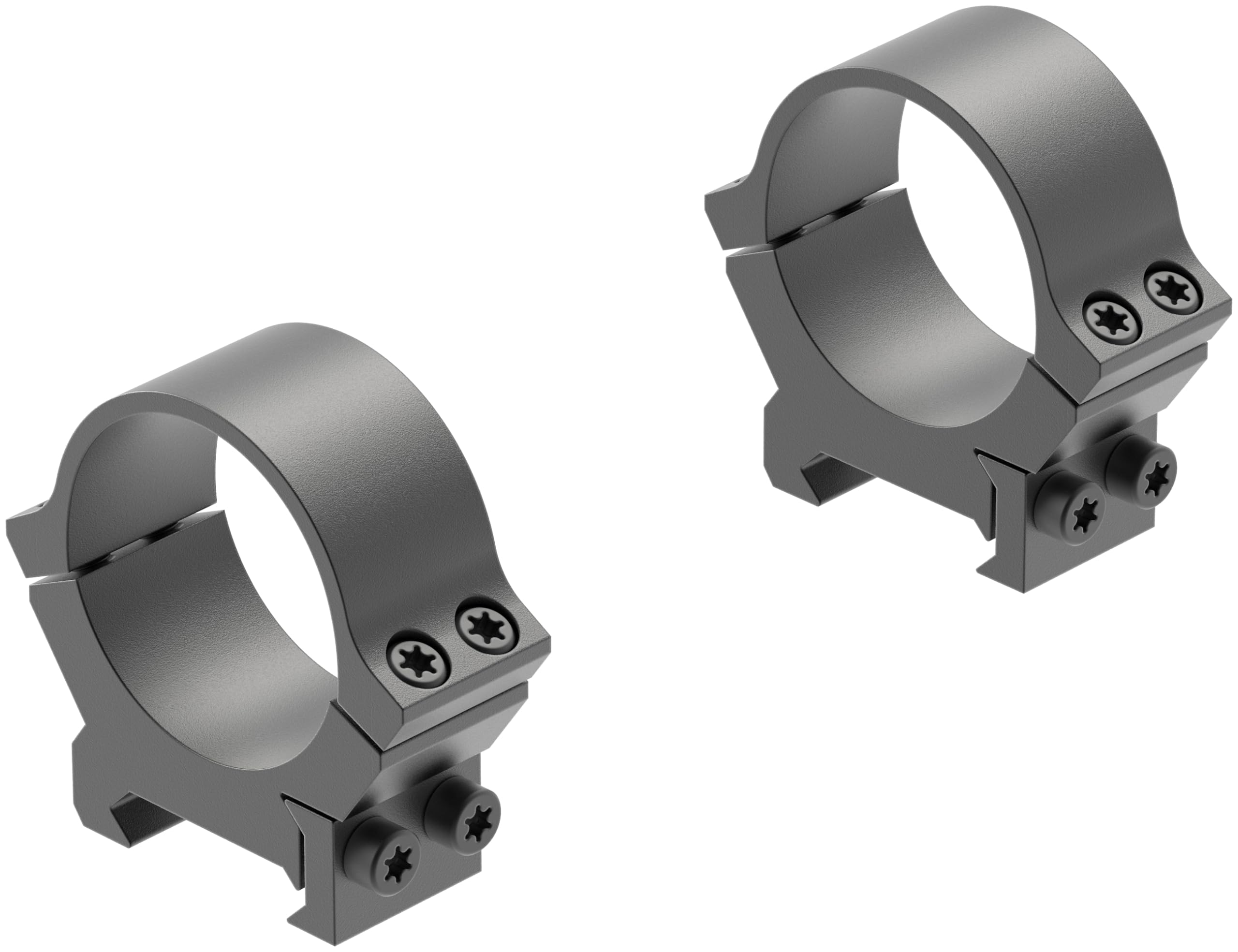 Leupold PRW Weaver-Style Cross-Slot Scope Rings, 30mm Low with a Matte finish