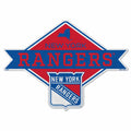 Rico Industries Nhl New York Rangers Diamond Shape Cut Pennant - Home And Living Room D  Cor - Soft Felt Ez To Hang 18X0.10X18