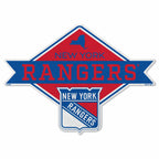 Rico Industries Nhl New York Rangers Diamond Shape Cut Pennant - Home And Living Room D  Cor - Soft Felt Ez To Hang 18X0.10X18