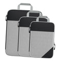 Pinakine Set Of 3 Packing Cubes Travel Organizers Suitcase Organizer Bags Waterproof Black | | Home & Garden | Household Supplie