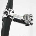 Meische 31.8 Stem 90Mm Mountain Bike Stem, 35 Degree Bicycle Stem Riser Short Handlebar Stem For Mtb, Road Bike, Bmx(Glossy Silv