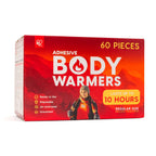 Iris Usa Medium Adhesive Body Warmers, 60 Individual Warmers, Long-Lasting Up To 10 Hours Regular-Sized Disposable Handwarmers F